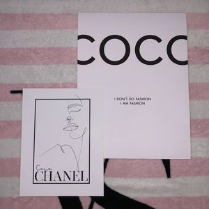 Chanel Print Poster Duo